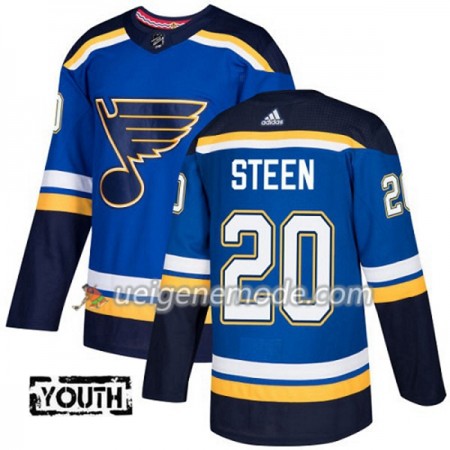 Kinder Eishockey St. Louis Blues Trikot Alexander Steen 20 Adidas 2017-2018 Blau Authentic